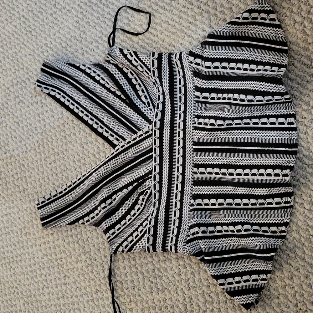 *SOLD* Anthropologie Deep V Peplum Tank